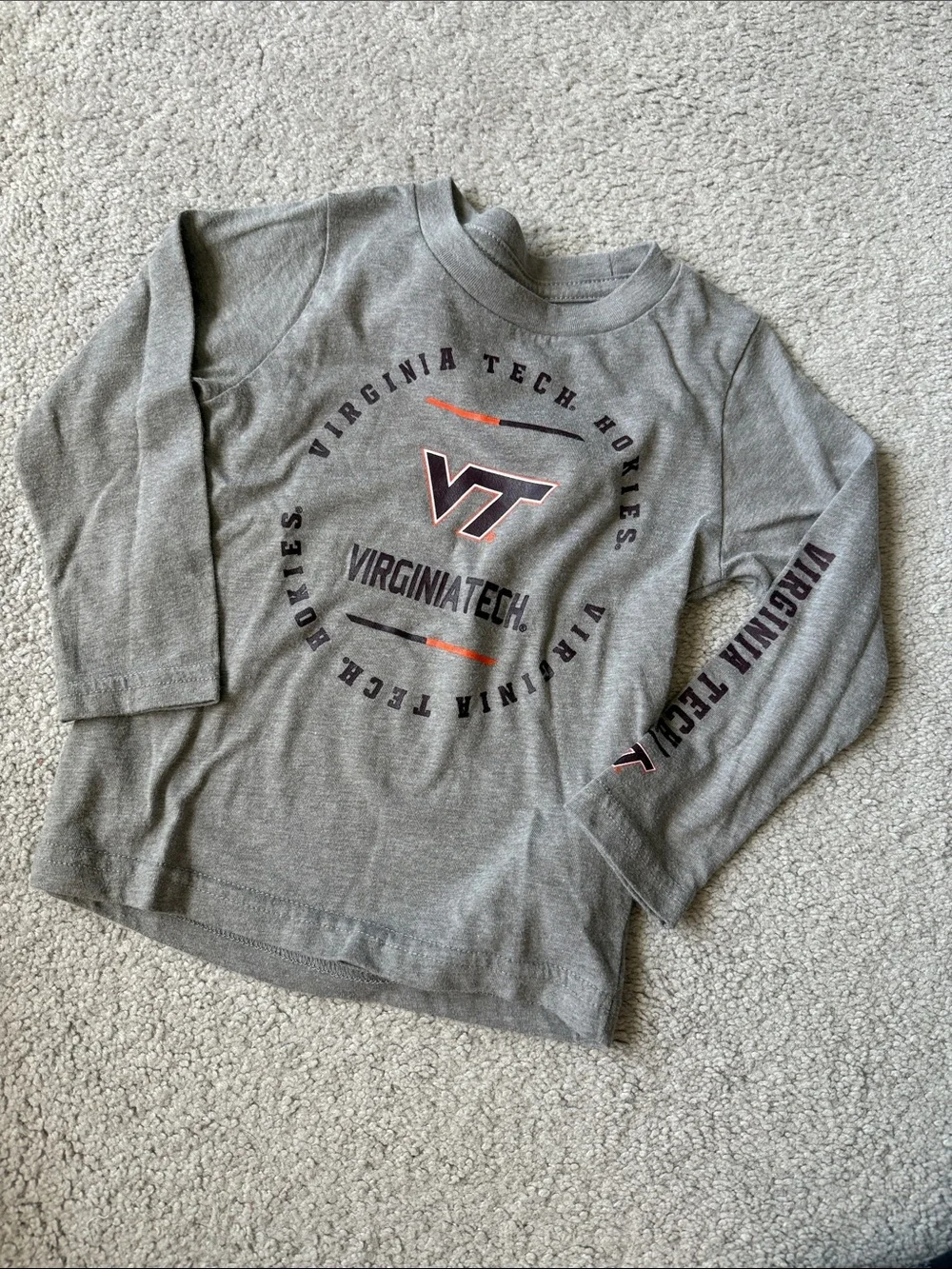 Kids Virginia Tech Long Sleeve